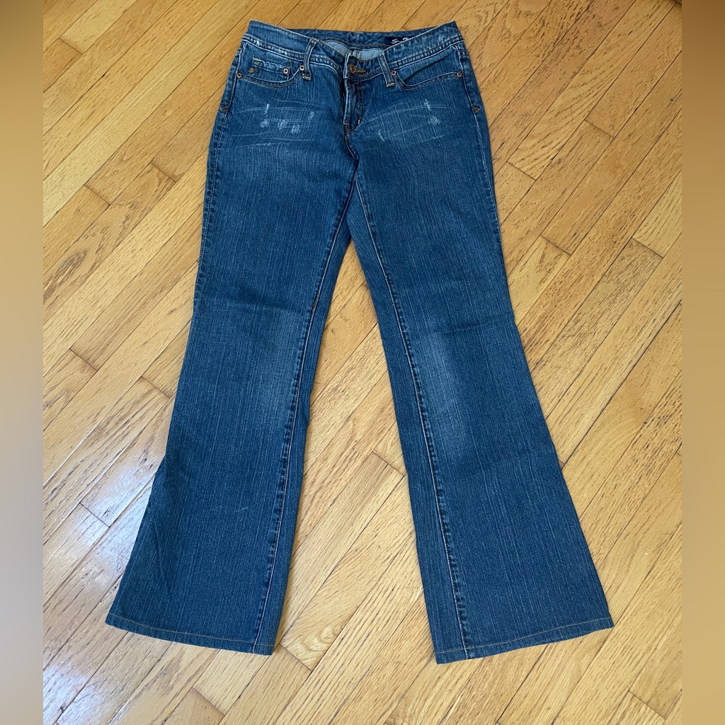 Womens Seven7 Premium Denim Brand Vintage Flare Jeans